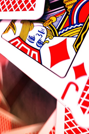 Jack of diamonds playing card illustration