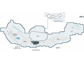 Bomboré Gold Mine Property Map