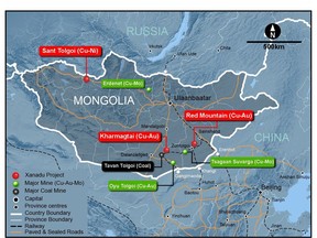 The Sant Tolgoi located in the Zavkhan Province of Western Mongolia.