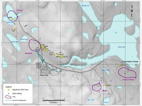 Figure 1. Goose Project Drill Hole Locations