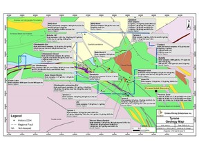 Tyrone Geology Map – Globex Mining Enterprises Inc.